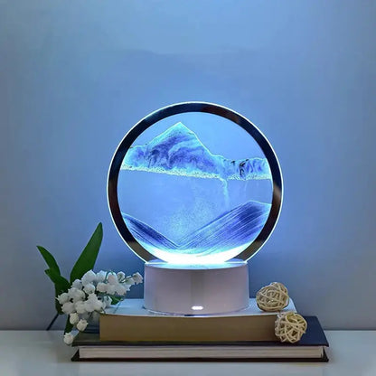 SableZen – Lampe à Sable Relaxante pour Décompression et Ambiance - Rynova