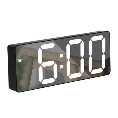Réveil Miroir LuxTime – Réveil Électronique LED avec Fonction Alarme - Rynova