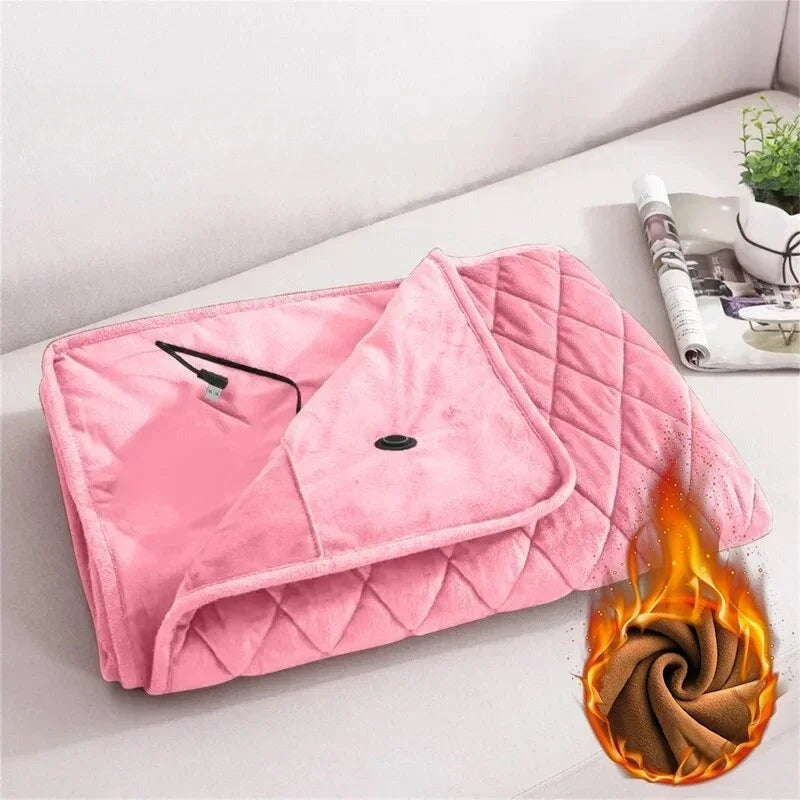 ChaleurPort - Couverture Portative Chauffante pour Bureau et Maison - Rynova