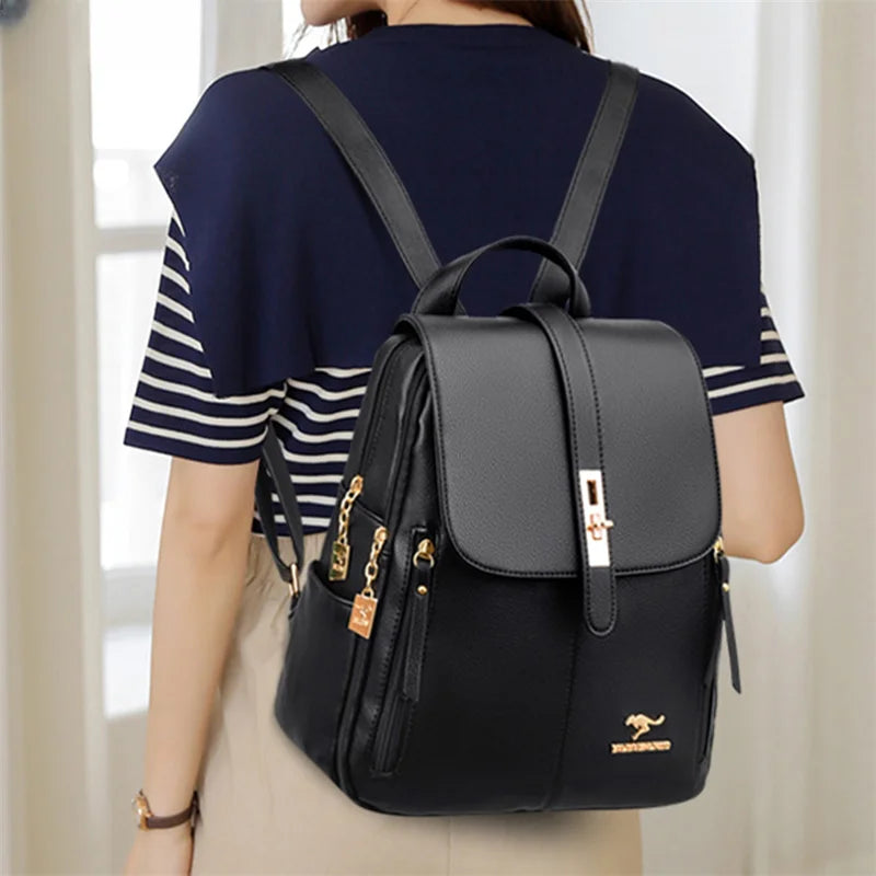 Élégance Sac – Sac à dos en cuir vintage pour femme - Rynova