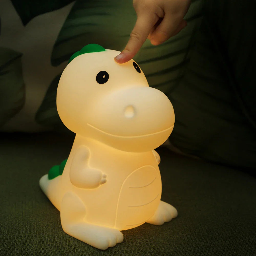 DinoLumi - Lampe de Nuit LED Rechargeable à 7 Couleurs - Rynova