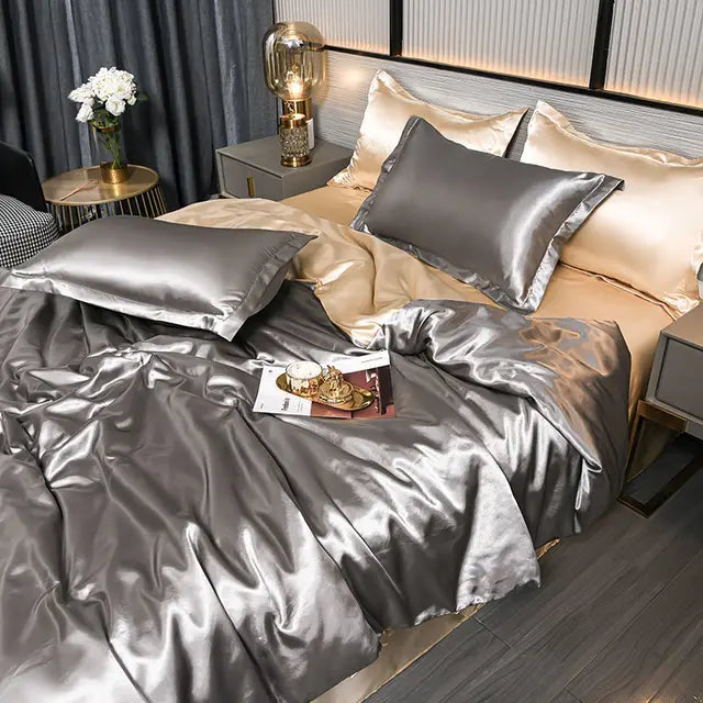 ÉléganceSatin – Housse de couette en satin luxueux - Rynova