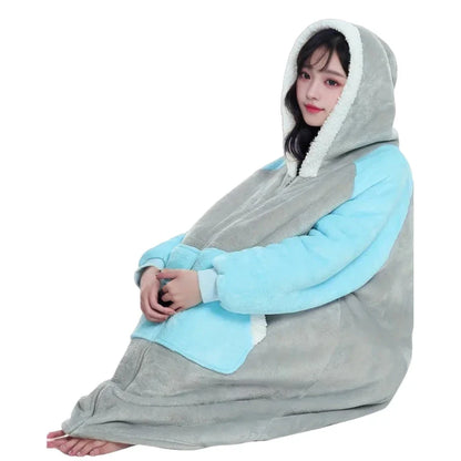 ChaudÉlégance - Sweatshirt à capuche zippé en polaire douce - Rynova