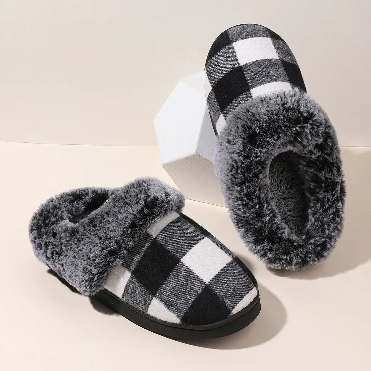 ChaleurDouce - Chaussons d'hiver anti-glisse pour enfants - Rynova