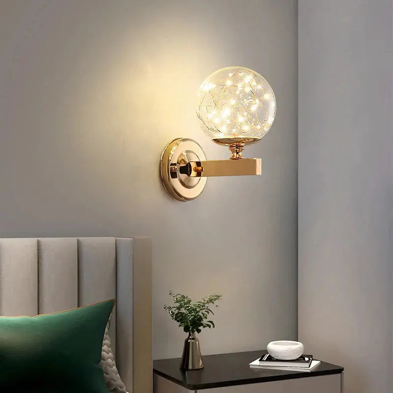 ÉclatVerre - Applique Murale LED en Verre Coloré - Rynova