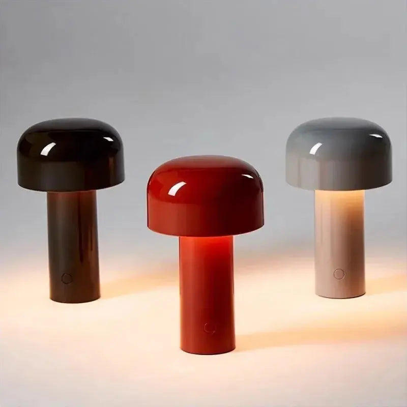 LumiChampignon - Lampe de Chevet LED Multicolore avec Charge USB - Rynova