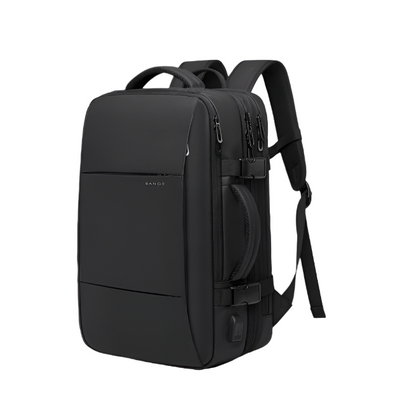 Sac à Dos de Voyage BANGE Pro – Grand Sac Étanche avec Port USB, Extensible, Capacité 17.3 pouces, Sac à Dos d’Affaires pour Homme - Rynova