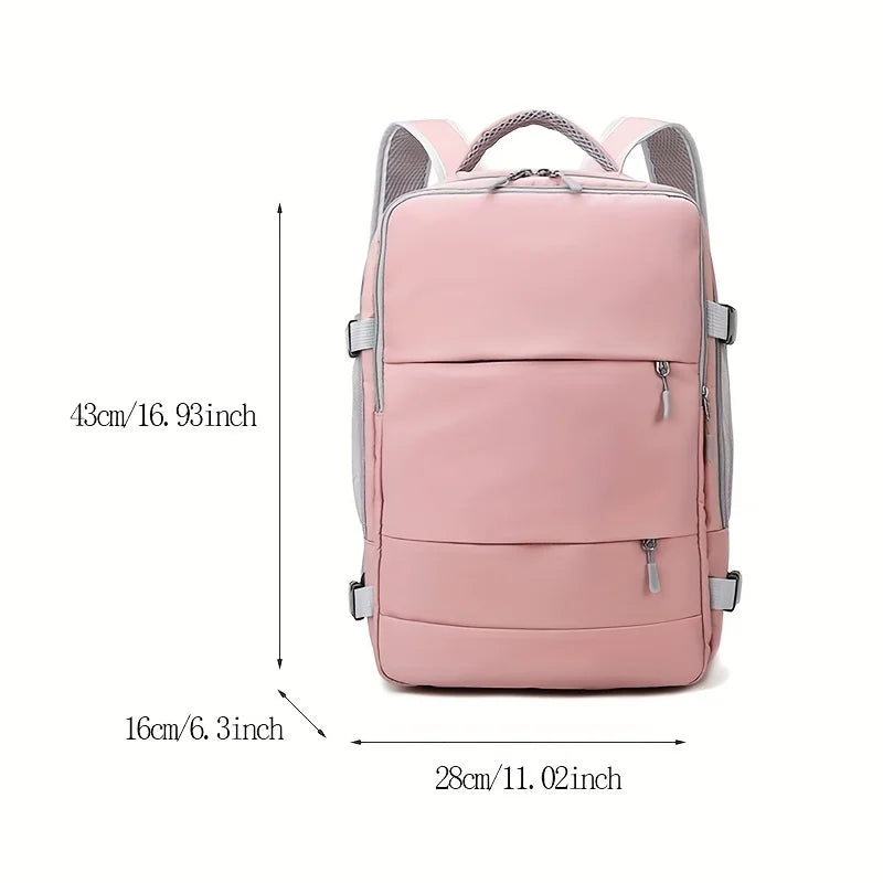 Sac à Dos Femme Voyage Multi-Fonction avec Rangement pour Chaussures et Séparation Étanche - Rynova