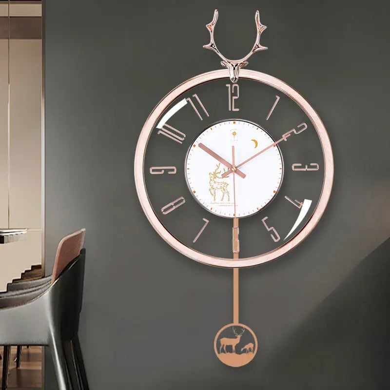 Horloge LuxeNord - Horloge Murale Silencieuse et Élégante - Rynova