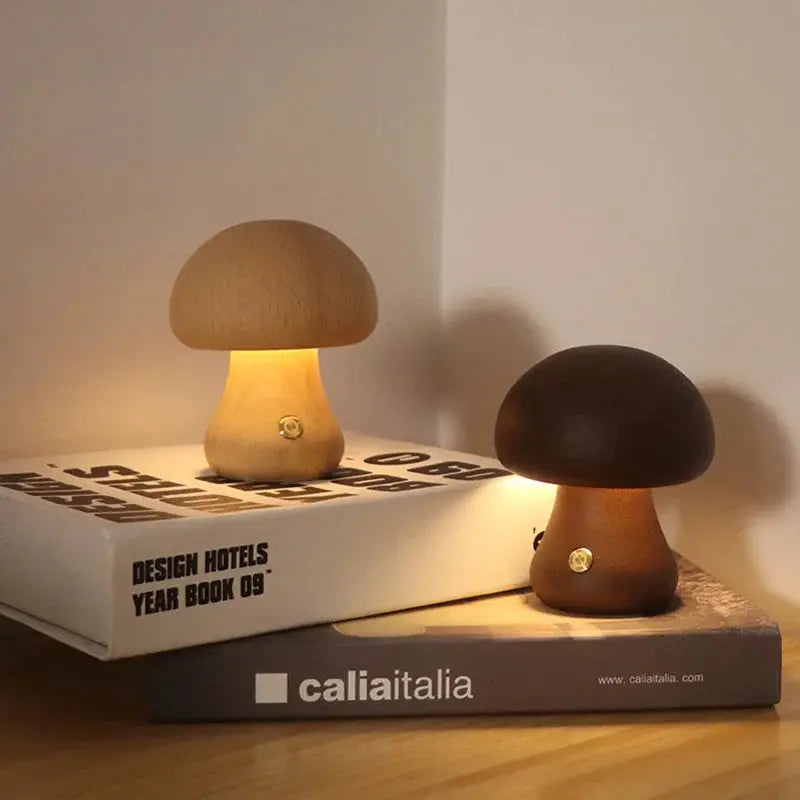 Lampe Tactile Champignon, Lumière Douce et Apaisante - Rynova