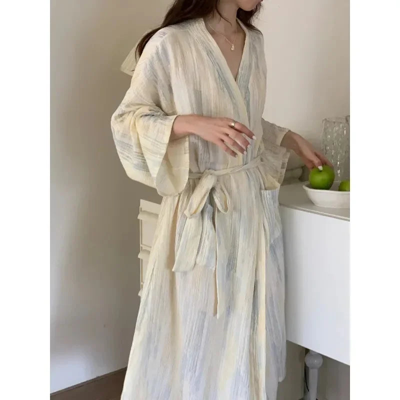 ÉléganceDouce – Peignoir d'Été Décontracté - Rynova