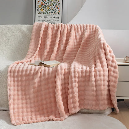 DouxVelours - Couverture Flanelle Légère et Douce pour Été - Rynova