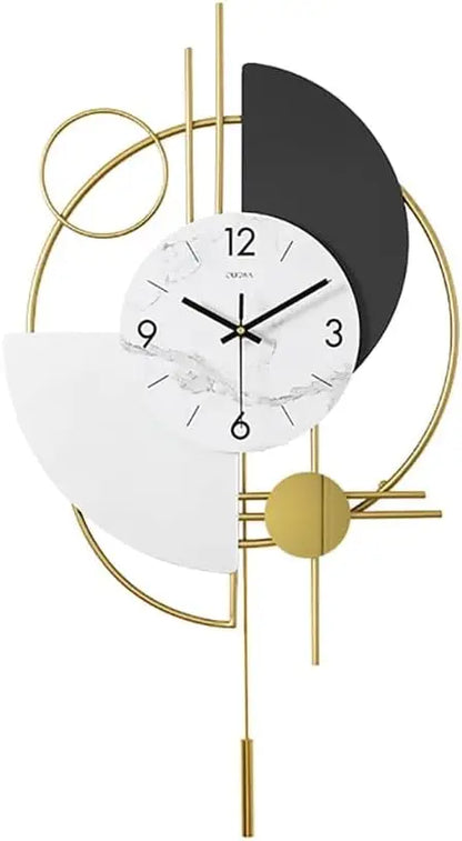 SphereOr – Horloge 3D Décorative pour Salon Moderne - Rynova