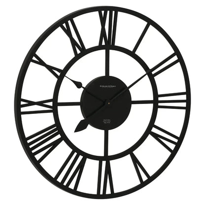 ÉléganceTemps – Horloge Murale Rétro avec Chiffres Romains, Style Ouvert - Rynova
