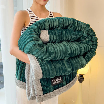 CocoonDouceur – Plaid en Laine Épaissie pour Confort à Domicile - Rynova