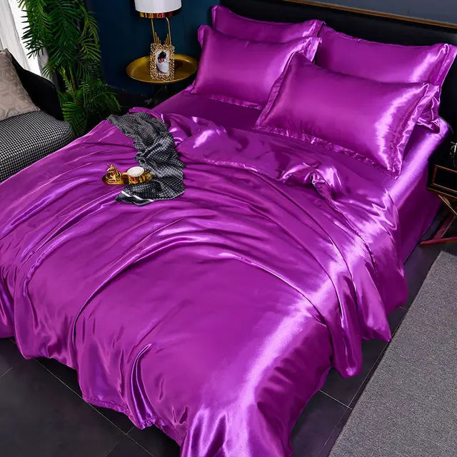 ÉléganceSatin – Housse de couette en satin luxueux - Rynova