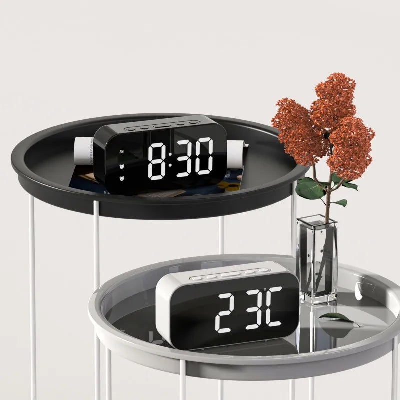 LumiHorloge – Horloge LED avec affichage de température et double alarme - Rynova