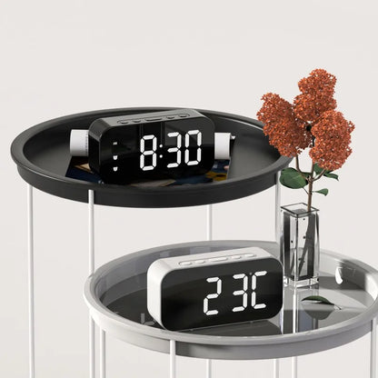 LumiHorloge – Horloge LED avec affichage de température et double alarme - Rynova