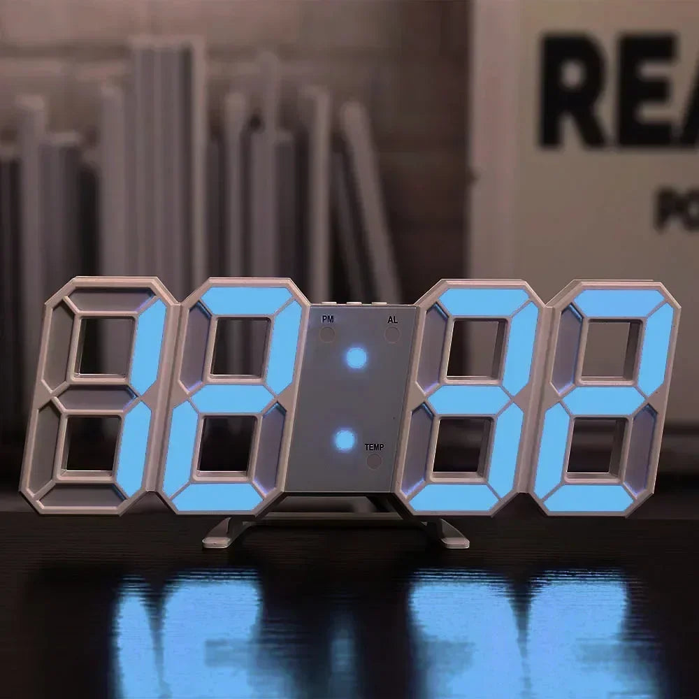 Horlogix – Horloge LED 3D pour Décoration Intérieure Moderne - Rynova