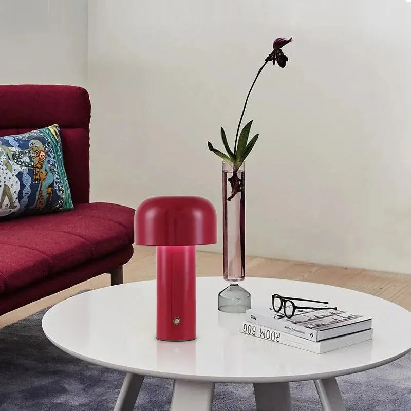 LumiChampignon - Lampe de Chevet LED Multicolore avec Charge USB - Rynova