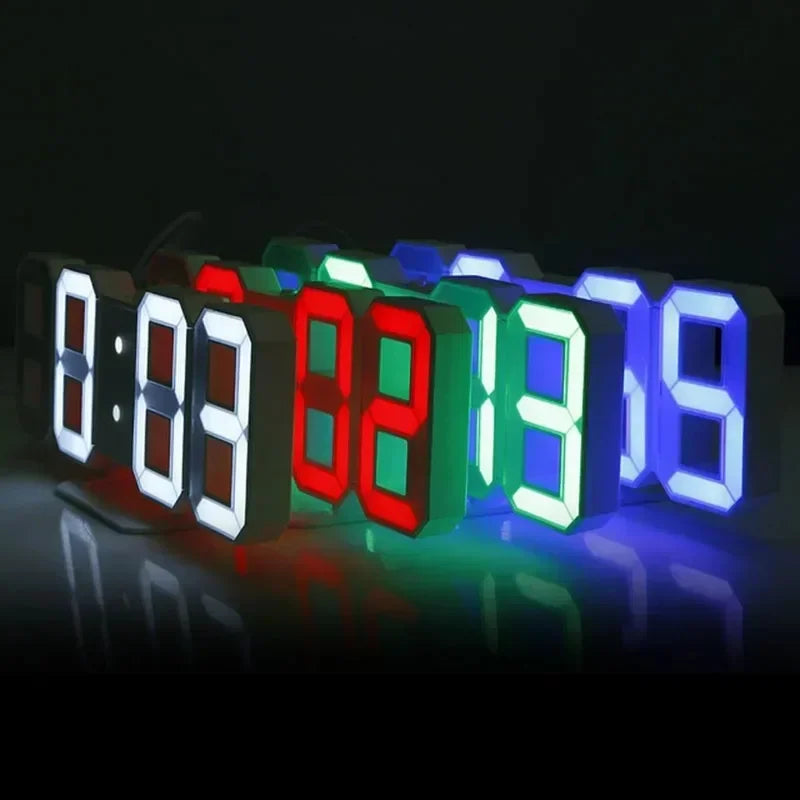 Horlogix – Horloge LED 3D pour Décoration Intérieure Moderne - Rynova