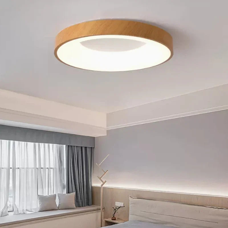 LumièreConfort – Plafonnier Rond en Fer avec Télécommande pour Éclairage Personnalisé - Rynova