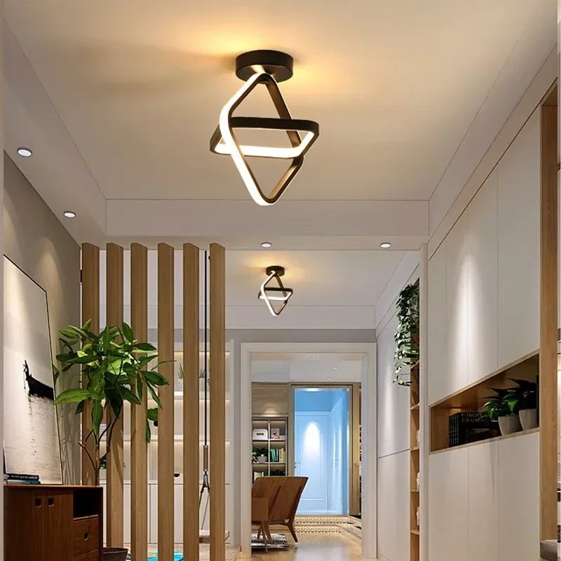 Lumineo Duo - Lampe de Plafond LED Moderne à 2 Anneaux - Rynova