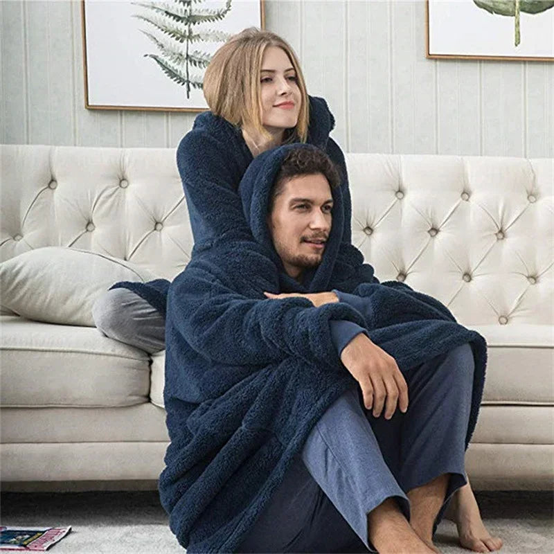 ChaleurÉlégante - Pull couverture en flanelle, pyjama - Rynova