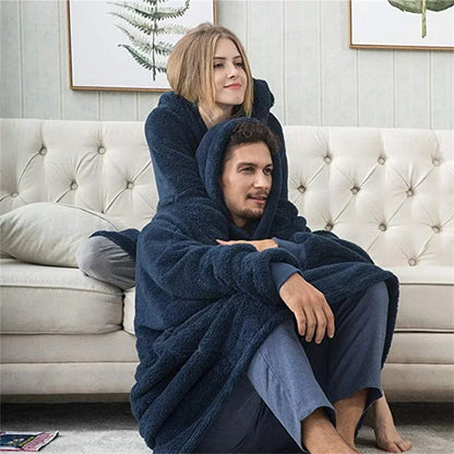 ChaleurÉlégante - Pull couverture en flanelle, pyjama - Rynova