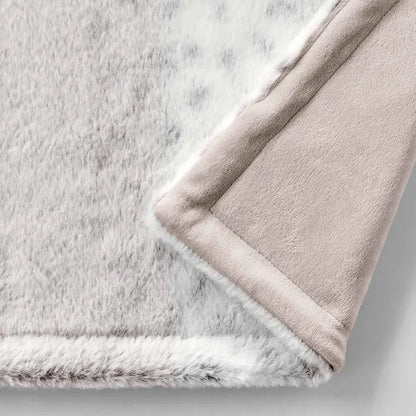 DouceurLux - Couverture Réversible en Fausse Fourrure et Micromink - Rynova