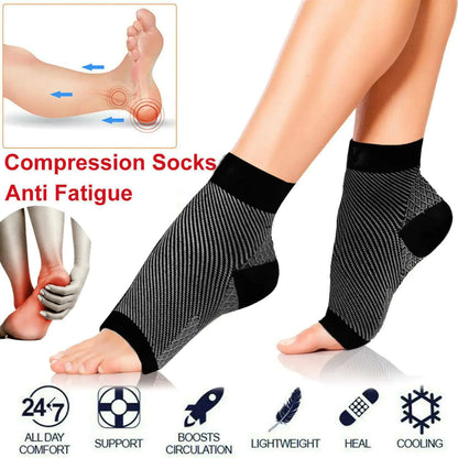 ProRelief - Chaussettes compressives pour les pieds et les chevilles - Rynova