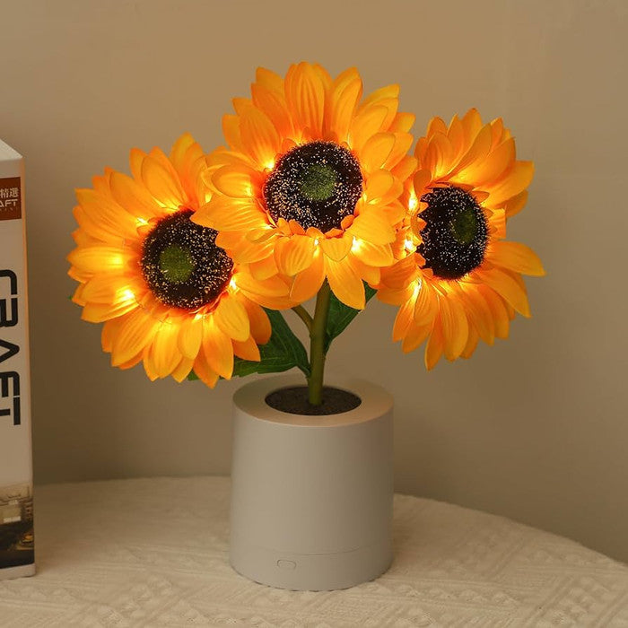 FloraLumi – Lampe florale LED décorative brillante - Rynova