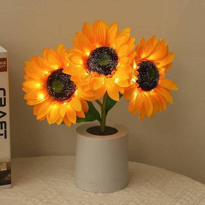 FloraLumi – Lampe florale LED décorative brillante - Rynova