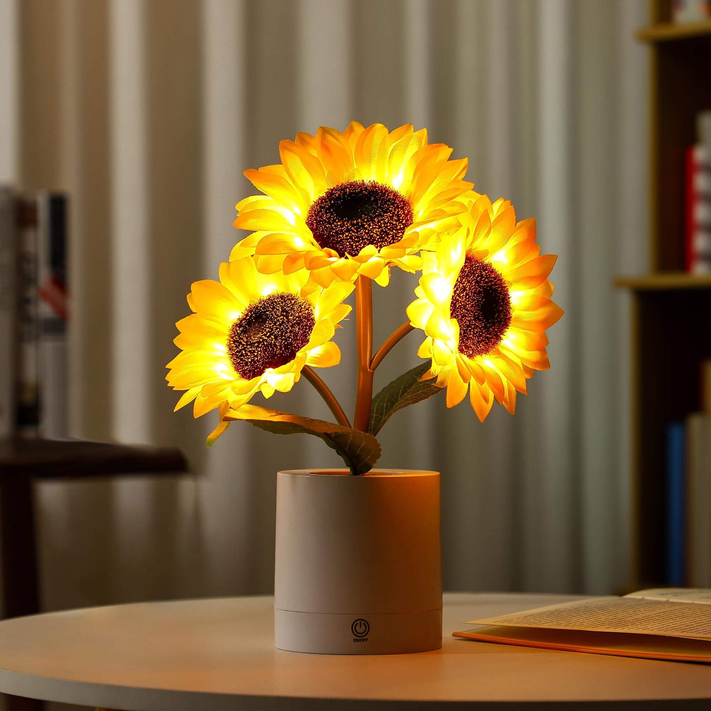 FloraLumi – Lampe florale LED décorative brillante - Rynova