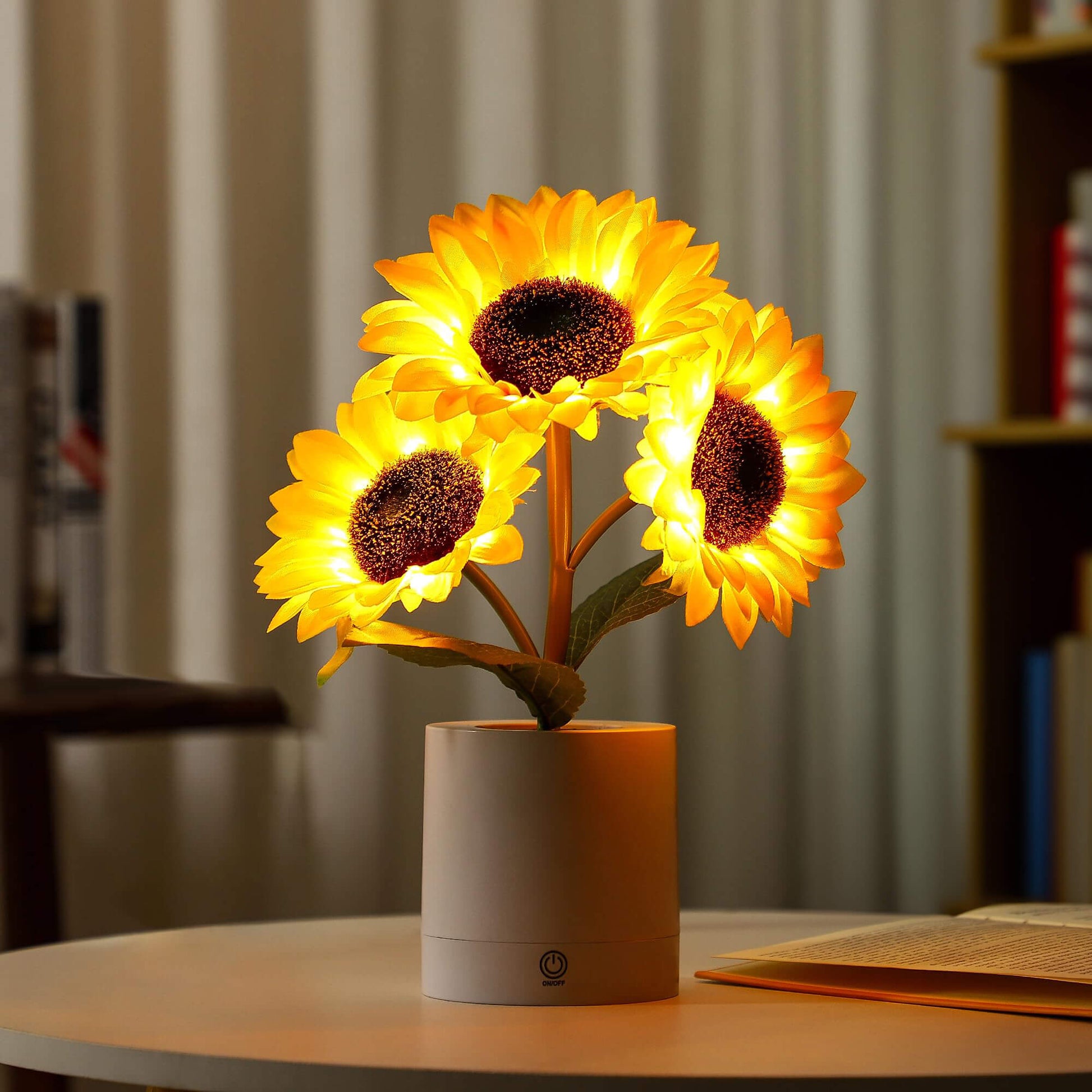 FloraLumi – Lampe florale LED décorative brillante - Rynova
