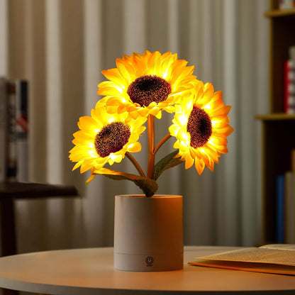 FloraLumi – Lampe florale LED décorative brillante - Rynova
