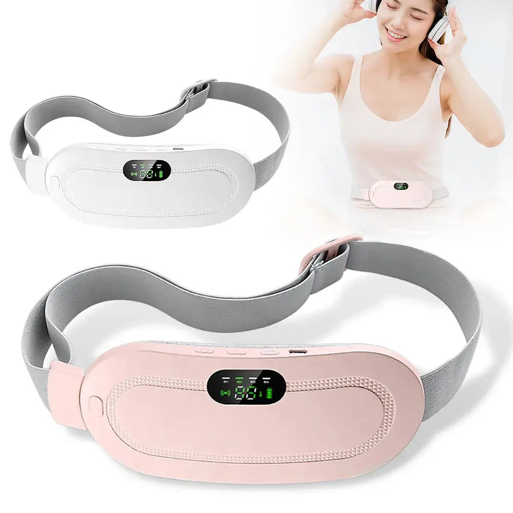 CalmiTherm - Coussin Chauffant Électrique et Masseur pour Soulager la Douleur Menstruelle - Rynova