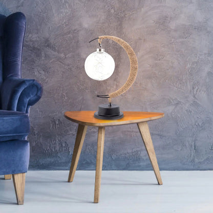 LumiLune - Lampe en Verre Lune Chaleureuse et Apaisante - Rynova