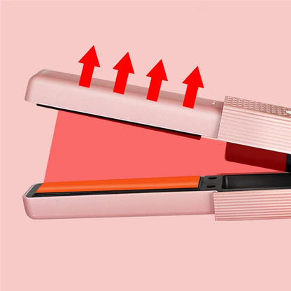 GlamWave - Outil sans fil pour lisser et boucler vos cheveux - Rynova
