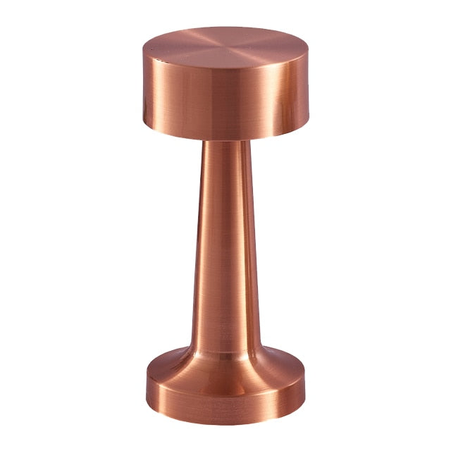 LumiAura - Lampe de table LED sans fil au style rétro chic - Rechargeable par USB - Rynova