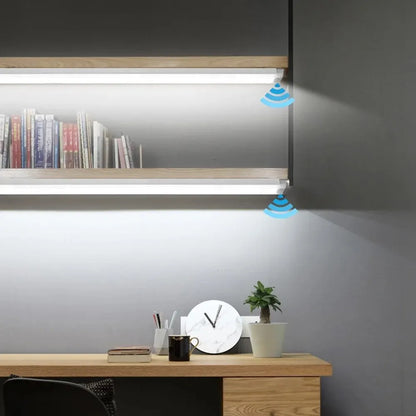 LumiBar – Lampe LED Rechargeable avec Détecteur de Mouvement et Luminosité Ajustable - Rynova