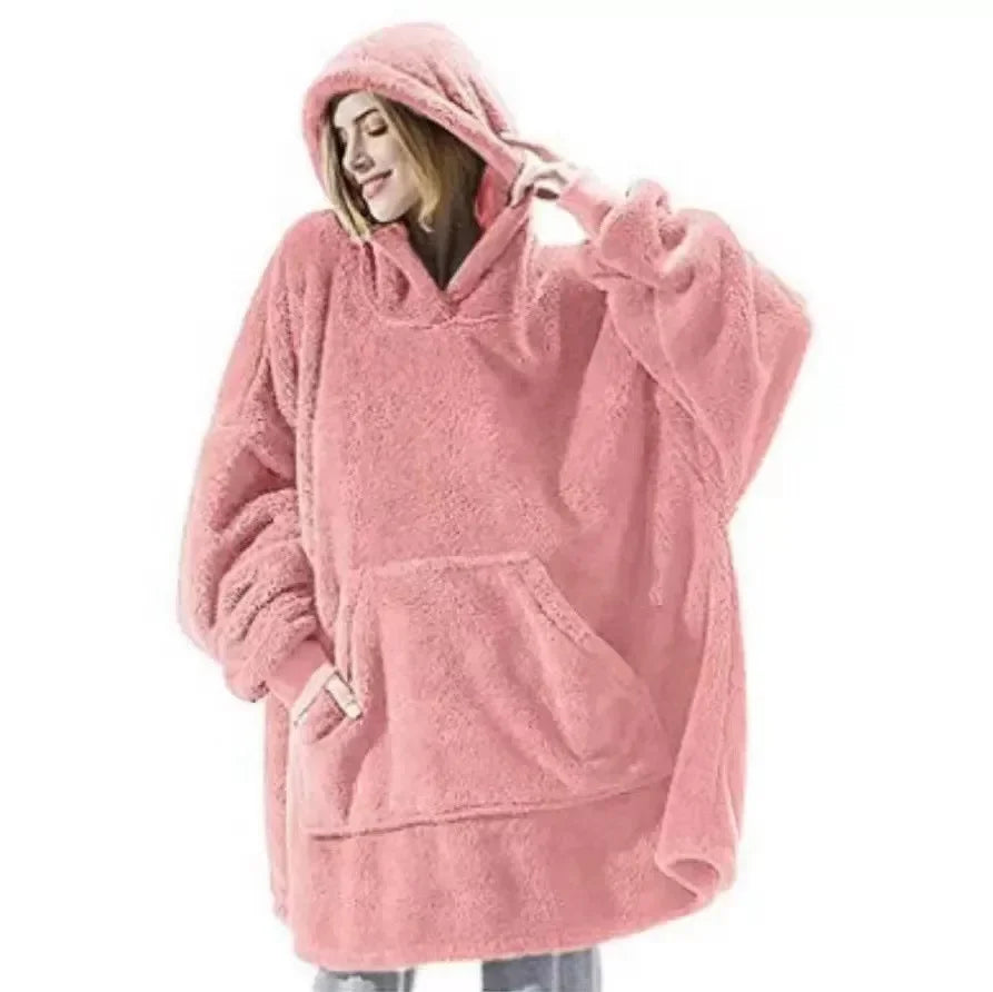 ChaleurÉlégante - Pull couverture en flanelle, pyjama - Rynova