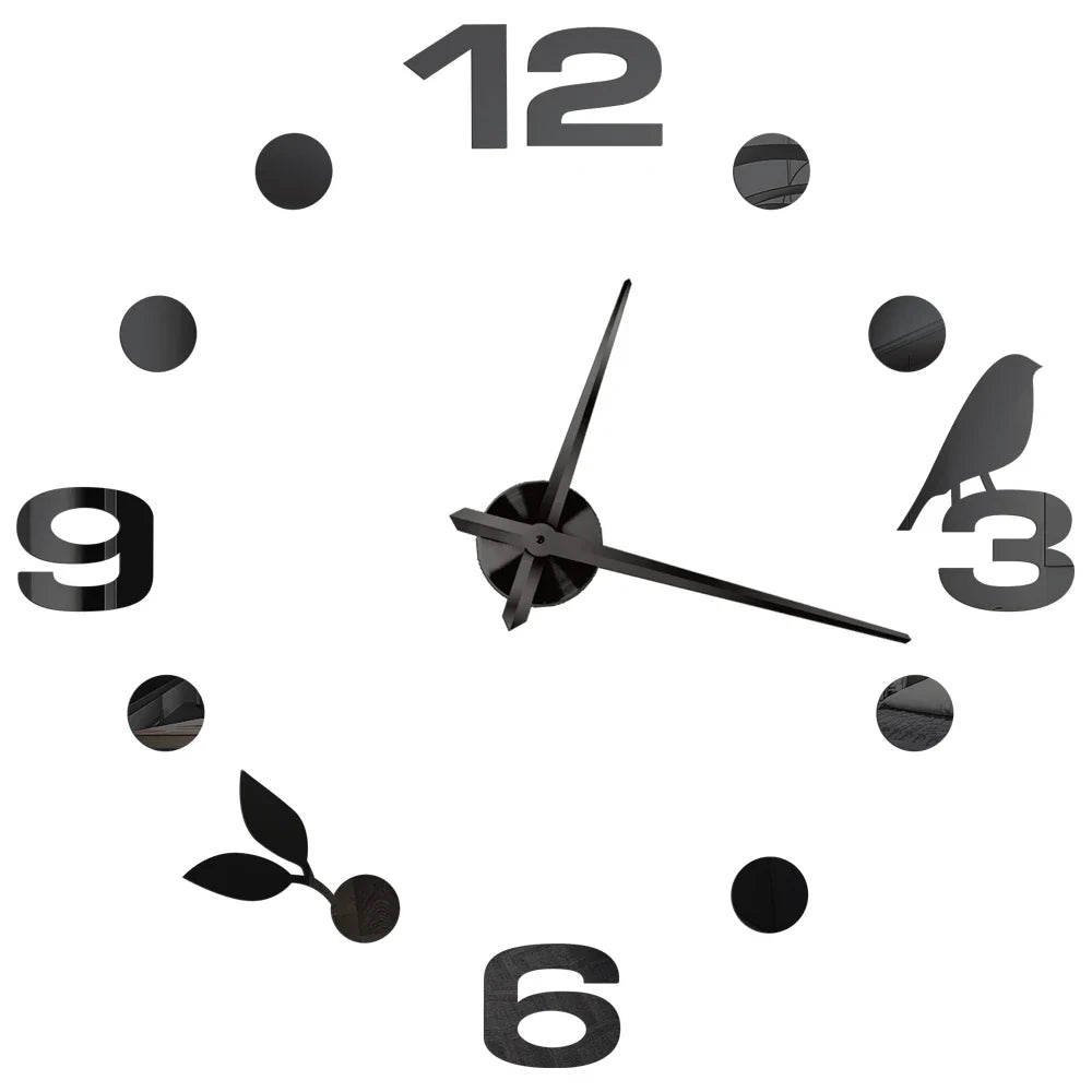DecoHorloge – Grande Horloge Murale 3D pour Décoration Intérieure - Rynova