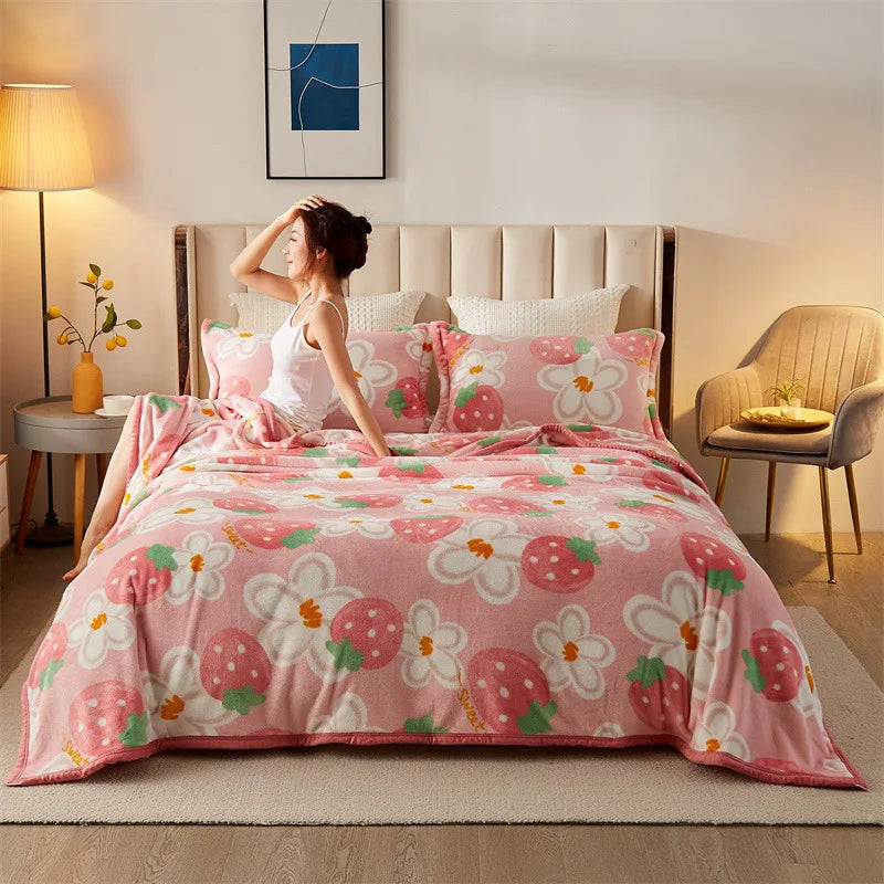 DouceFlanelle – Couverture Ultra-Douce pour Nap et Salon - Rynova
