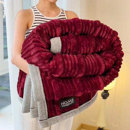 CocoonDouceur – Plaid en Laine Épaissie pour Confort à Domicile - Rynova