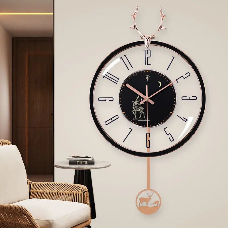 Horloge LuxeNord - Horloge Murale Silencieuse et Élégante - Rynova