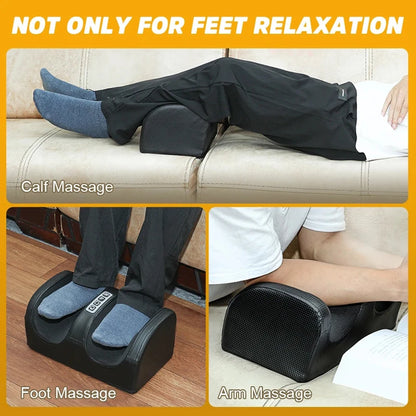 Massage Élite - Massager Électrique de Pieds Shiatsu avec Fonction Chauffante - Rynova