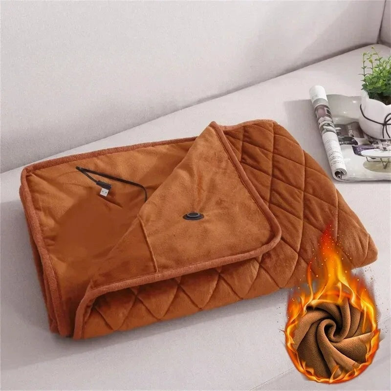 ChaleurPort - Couverture Portative Chauffante pour Bureau et Maison - Rynova