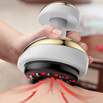 MASSAGE ÉLITE - Massager Électrique Guasha avec Ventouses Chauffantes et Anti-cellulite - Rynova