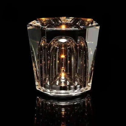 LuminaCristal – Lampe de Table en Cristal Élégante pour Restaurant et Bar - Rynova